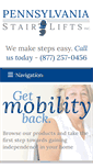 Mobile Screenshot of pastairlifts.com